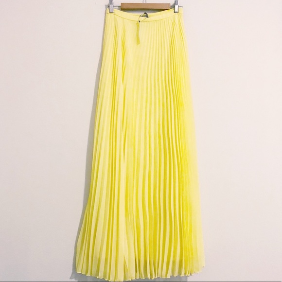 lemon maxi skirt
